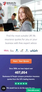 British Life website - responsive web design by Murmur8